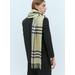 Check Cashmere Scarf