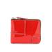 Comme Des Garcons Wallet Zip Around Patent Leather Wallet With Zipper