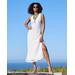 Boston Proper - White - Mesh Crochet Mix Dress - XS