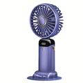 Handheld Spray Fan Large Wind Spray Water Refill Fan Outdoor Mini Handheld Fan