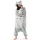 Adults' Kigurumi Pajamas Nightwear Camouflage Cat Totoro Animal Patchwork Onesie Pajamas Pajamas Funny Costume Coral fleece Cosplay For Men's Women's Women Christmas Animal Sleepwear Cartoon