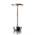 1pc Cordless Table Lamp, Rechargeable Table Light, USB Touch Bedside Battery Powered Table Lamp, LED Portable Patio/Dining Table/bar 3-Level Brightness Rechargeable Lamp