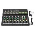 MIX5210FX 10 Channel Effects Mixer Sound Console Compact Sound Studio Mixer Sound Board Portable Digital Mixer 100?240V EU Plug