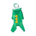 Duklien Pet Raincoat Waterproof Pet Raincoat Four Legged All Inclusive Raincoat Small And Medium Sized Dog Puppy Rainy Dog Clothes Green M