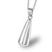 Men s and women s stainless steel drop-shaped perfume bottle necklace titanium steel essential oil bottle sweater chain commemorative pet urn pendant