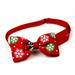 8 Pcs Bow Tie Bowknot Shape Ties Pet Costume Accessories Christmas Themed Collar