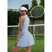 Women s Sexy Tennis Dress Athletic Dresses Sleeveless Workout Golf Dress Built-in Shorts Pocket Sleeveless Athletic Dresses Tennis Dress Women s sportswear