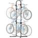 Suchtale 4 Bike Rack Bicycle Rack Bike Storage Rack for Garage Home Freestanding Gravity Bike Stand Adjustable Vertical Bicycle Holder for Indoor Outdoor Bike Hanger Floor Parking Cycle Organizer