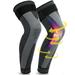 Compression Knee Brace Men & Women Elasticated Knee Support with Velcro Fastening Knee Support Long Medical Knee Pads for Running Meniscus ACL Osteoarthritis Arthritis Sports Pair