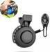 Bicycle Bell Electric Bicycle Bell USB Rechargeable 100db IP65 Waterproof Bicycle Bell Confirmed by CE and ROHS 4 Sound Modes Bicycle Bell for MTB/Road Bike/BMX Black