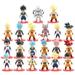 21 Piece PVC Set of Super Saiyan Dragon Ball Z Action Figures Son Goku Bejita Figma Model-A