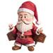 Miayilima Desktop Ornament Christmas Santa Figurine | Christmas Figures Resin Santa Doll With Beard And Hat Bright Color Classic Santa Doll Window Display Props Room Fireplace Decor A