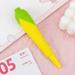 Stress Relieve Gel Pens Kawaii Rabbit Squishy Foam Signature Pens Cute Roller Pens for School Korean Stationery Office Supplies corn