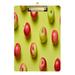 Fruit Apples Acrylic Clipboards A4 Standard Letter Size Clipboard 12.5 X 9 Clip Board for Students Teacher Office