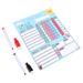 Calendar Calendars 2 Sets Household Behavior Chart Chores Fridge Table The Pet Child