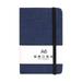 Lilgiuy A6 Classic Notebook 5.7 x 3.6 Horizontal Journal Notebook Hand Thickened Office School Travel Learning Notebook for Women Men Children Dark Blue