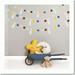 Boho Classroom Decorations: Navy Blue Yellow Brown Felt Tel Circle Dot Garland - Engaging Polka Dot Streamer for Clrooms Preschool Everyone is Welcome - Nursery Birthday Baby Shower Party Delight