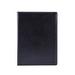 Qumonin Simple File Holder Creative Paper Protector Paper Folder PU Document Rack for Home Office School (A Style Black)