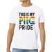 4th of July Patriotic This Is My Pride Flag USA American Vintage Shirts White 2X-Large