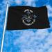 Fyon US Military Navy Surface Navy Flag Black Flag banner with Grommets Man cave Decor 3x5Feet