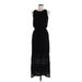 H&M Cocktail Dress - Midi: Black Dresses - New - Women's Size 6