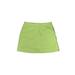 Adidas Casual Mini Skirt Mini: Green Print Bottoms - Women's Size 6