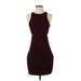 Bishop + Young Casual Dress: Burgundy Dresses - Women's Size X-Small