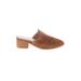 Rag & Co Mule/Clog: Brown Shoes - Women's Size 7