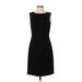 Etcetera Casual Dress - Sheath: Black Solid Dresses - Women's Size 4