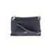 Coach Leather Crossbody Bag: Pebbled Blue Solid Bags