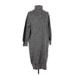 Uniqlo Casual Dress - Sweater Dress: Gray Marled Dresses - Women's Size Small