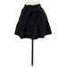 Maeve by Anthropologie Casual Skirt: Black Solid Bottoms - Women's Size Medium