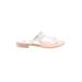 Jack Rogers Sandals: White Shoes - Women's Size 7 1/2 - Open Toe