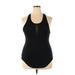 Zyia Active Active Tank Top: Black Print Activewear - Women's Size 2X-Large