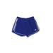 Adidas Athletic Shorts: Blue Color Block Activewear - Women's Size Small