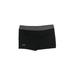 Under Armour Athletic Shorts: Black Color Block Activewear - Women's Size X-Large
