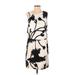 an original MILLY of New York Casual Dress - Mini V Neck Sleeveless: Ivory Print Dresses - Women's Size 2