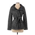 Ann Taylor Jacket: Gray Tweed Jackets & Outerwear - Women's Size X-Small