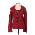 Christian Dior Jacket: Red Polka Dots Jackets & Outerwear - Women's Size Small