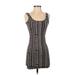 BP. Casual Dress - Bodycon: Black Marled Dresses - Women's Size Small