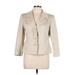 Isabel & Nina Jacket: Short Ivory Print Jackets & Outerwear - Women's Size 10