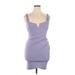 Fashion Nova Casual Dress - Mini: Purple Solid Dresses - New - Women's Size X-Large