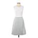 Ted Baker London Casual Dress - A-Line High Neck Sleeveless: White Dresses - Women's Size 2