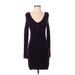 Moda International Casual Dress - Sweater Dress: Purple Dresses - Women's Size X-Small