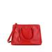 Prada Leather Tote Bag: Red Bags