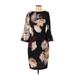 Calvin Klein Casual Dress: Black Floral Dresses - Women's Size 4