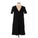 Zara W&B Collection Casual Dress - Shift: Black Dresses - Women's Size Large