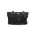 Coach Leather Shoulder Bag: Black Solid Bags