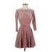 American Apparel Casual Dress: Brown Dresses - Women's Size X-Small