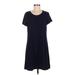 Gap Outlet Casual Dress - A-Line: Blue Solid Dresses - Women's Size Medium